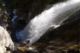 La très belle cascade de Pich Paillard, pich, cascade en patois... 